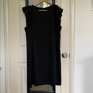 Ruffle sleeve shift dress -like new, never worn!
